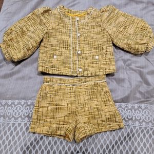 Janie and Jack two piece set, blazer and shorts.